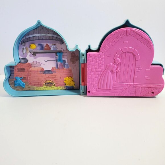 Cinderella Once Upon A Time Folding Playset Blue 3 Figures Complete Vintage 90s - Picture 8 of 15